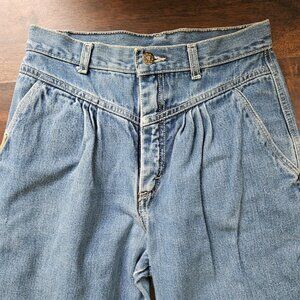 VTG 70s Gitano Womens Jeans Sz 9-10 Pleated Yoked High Rise Mom Indie